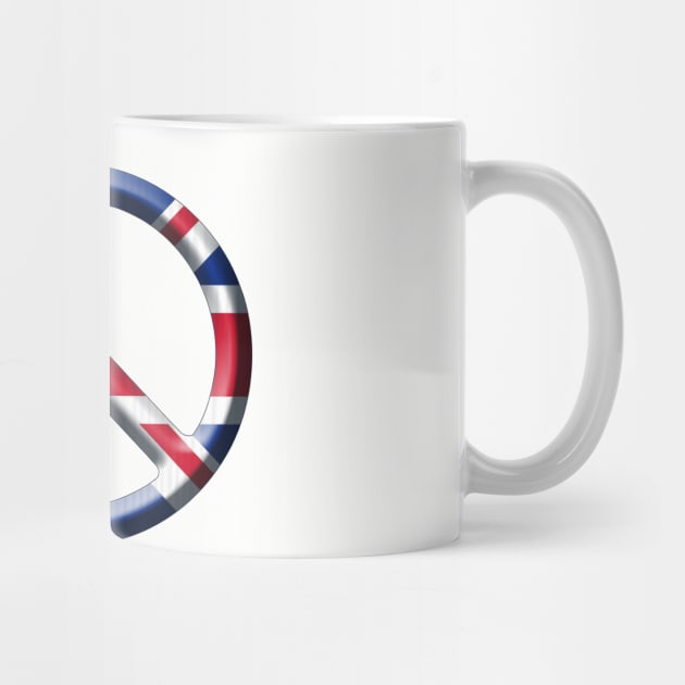 Union Jack Peace Symbol by asaiphoto